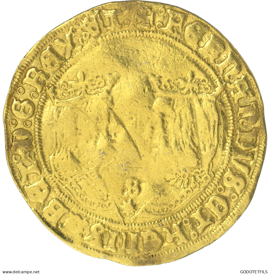 Espagne-Isabelle Et Ferdinand-Double Excellente Or (1476-1516) Séville - Sammlungen