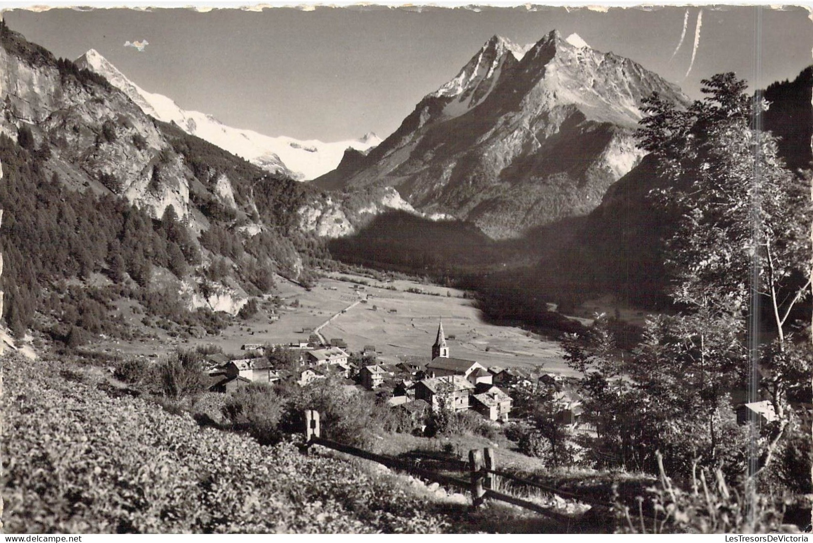 SUISSE - Evolène Dt. Blanche - Glacier De Ferpècle - Carte Postale Ancienne - Evolène