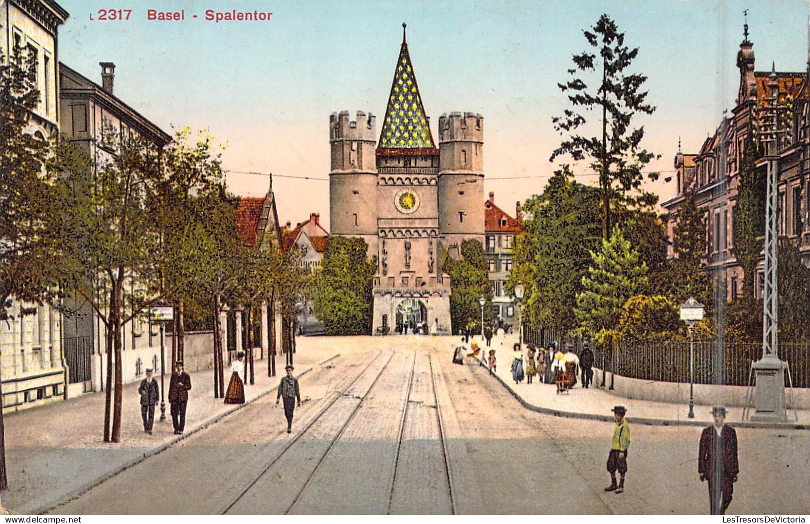 SUISSE - Basel - Spalentor - Animée - Carte Postale Ancienne - Basilea