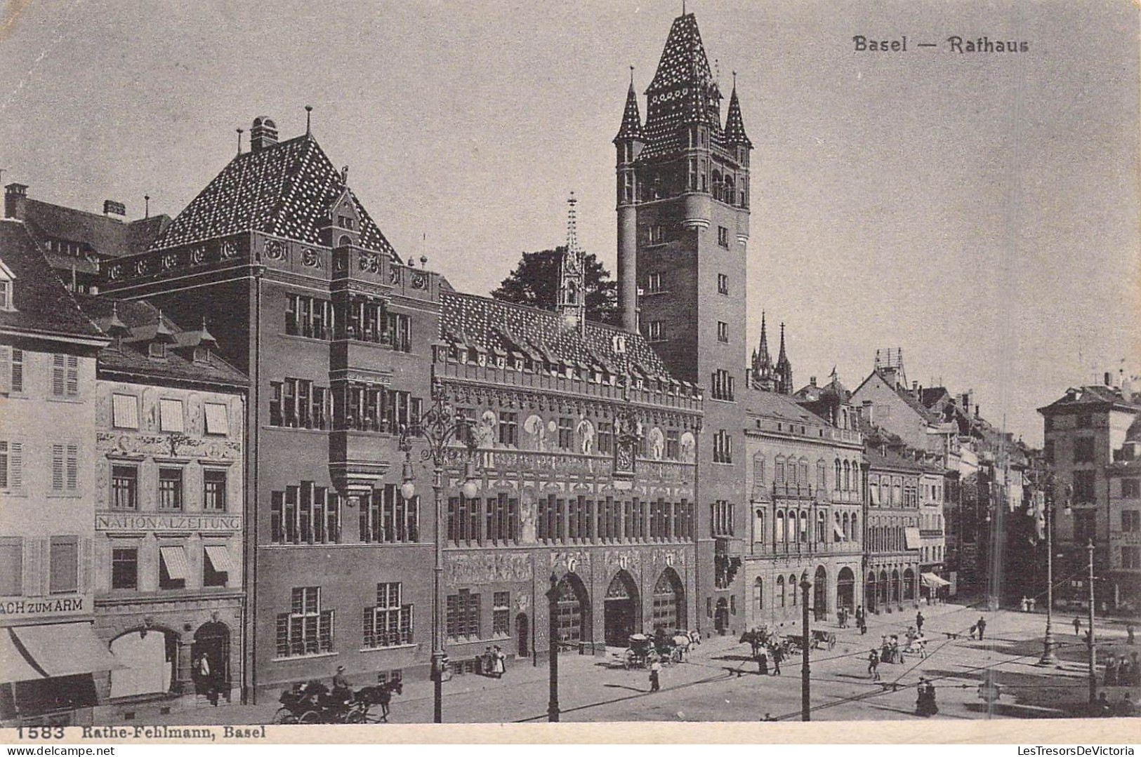 SUISSE - Basel - Rathaus - Carte Postale Ancienne - Bazel