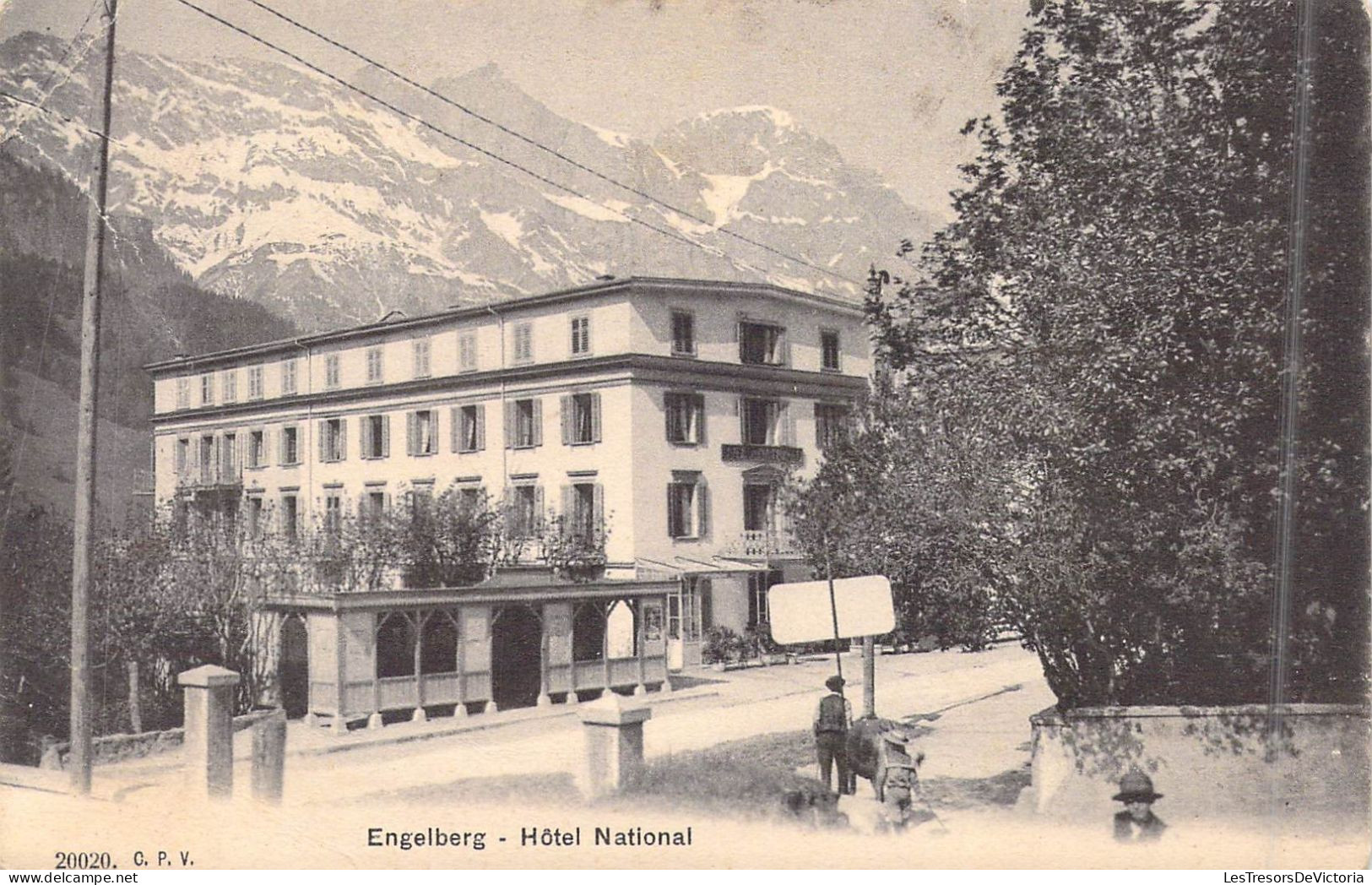 SUISSE - Engelberg - Hôtel National - Carte Postale Ancienne - Engelberg
