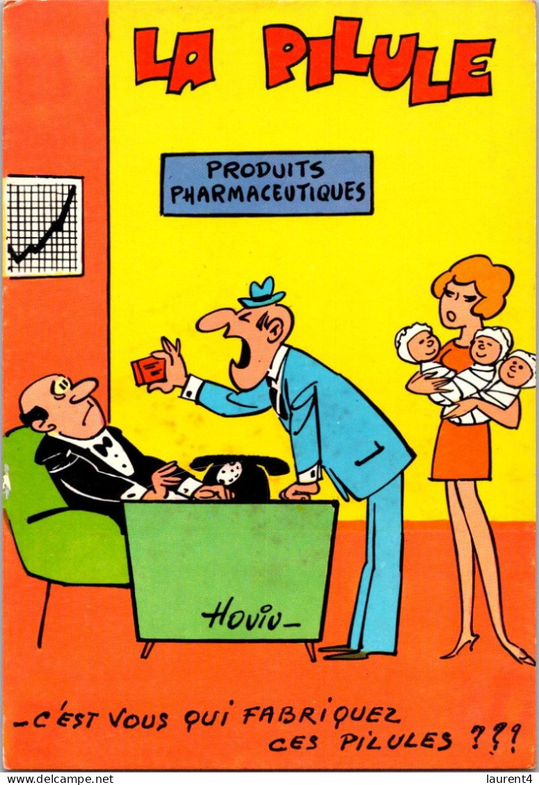 (3 P 50) France - Humour - LaPilule ... Un-hapyy Dad Customer ! - Santé
