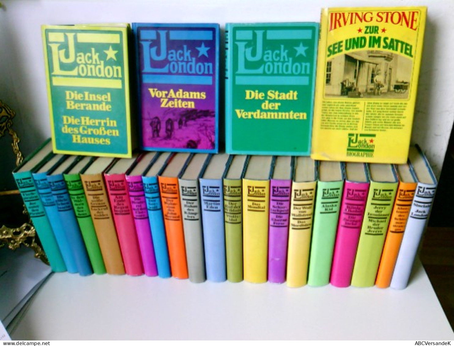 Büchergilde Gutenberg - 24 Bände. Jack London 31 Erzählungen Und 1 X Die Biografie Von Irving Stone - Duitse Auteurs