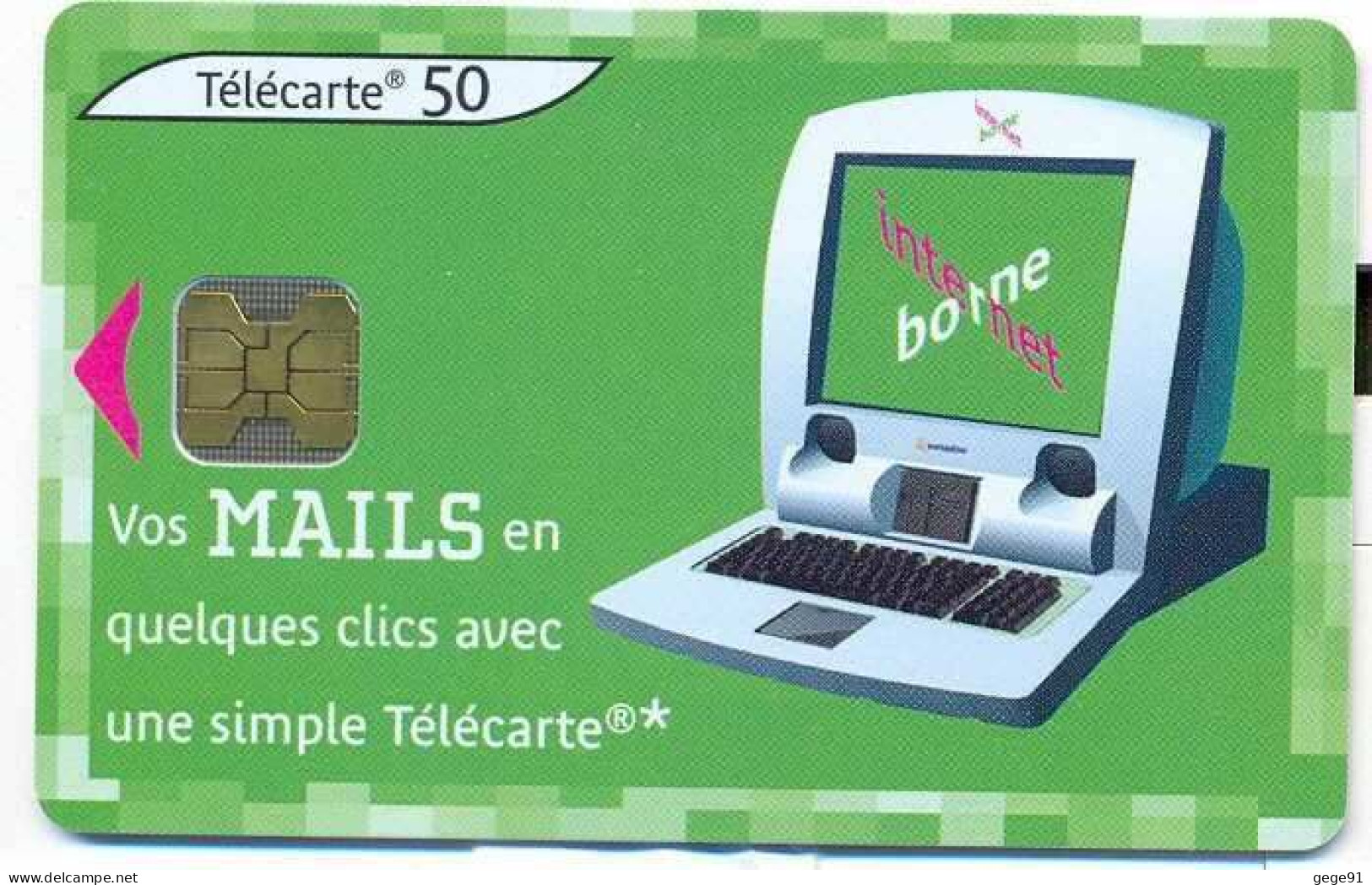 Télécarte - France Télécom - Borne Internet - 50 Unités - 2010