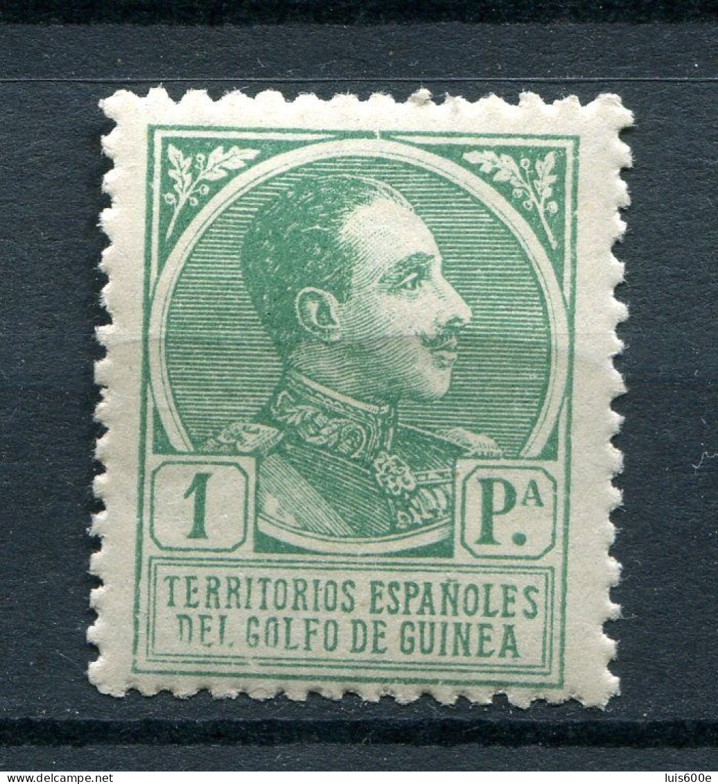 1919.GUINEA.EDIFIL 138*.NUEVO CON FIJASELLOS(MH). - Guinea Española