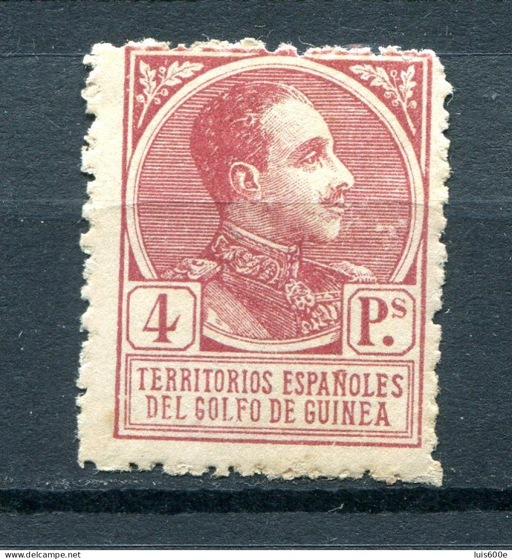 1919.GUINEA.EDIFIL 139(*).NUEVO CON FIJASELLOS(MH). - Guinea Española