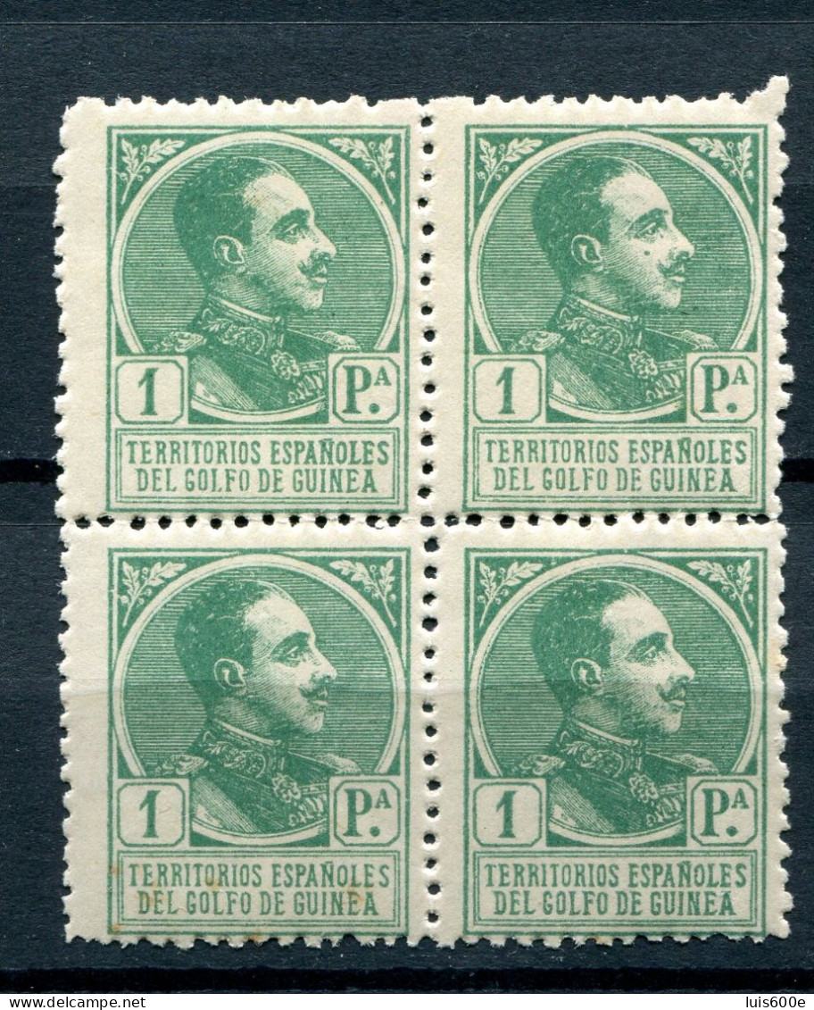 1919.GUINEA.EDIFIL 138*.NUEVO CON FIJASELLOS(MH).BLOQUE /4.CATALOGO 36€ - Guinea Española