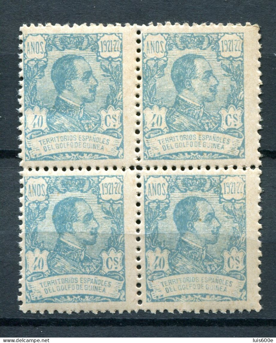 1922.GUINEA.EDIFIL 162*.NUEVO CON FIJASELLOS(MH).BLOQUE /4.CATALOGO 24€ - Guinea Española