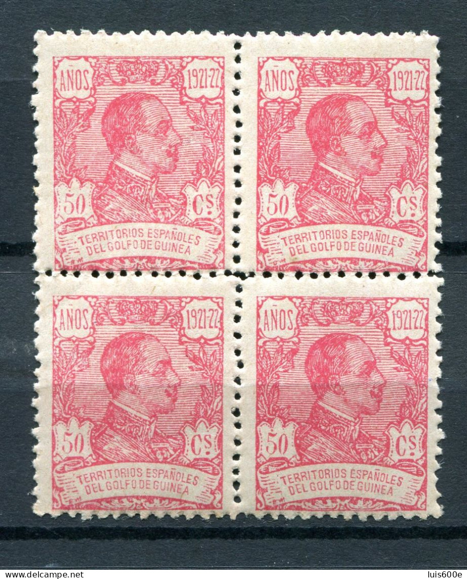 1922.GUINEA.EDIFIL 163*.NUEVO CON FIJASELLOS(MH).BLOQUE /4.CATALOGO 24€ - Guinea Española