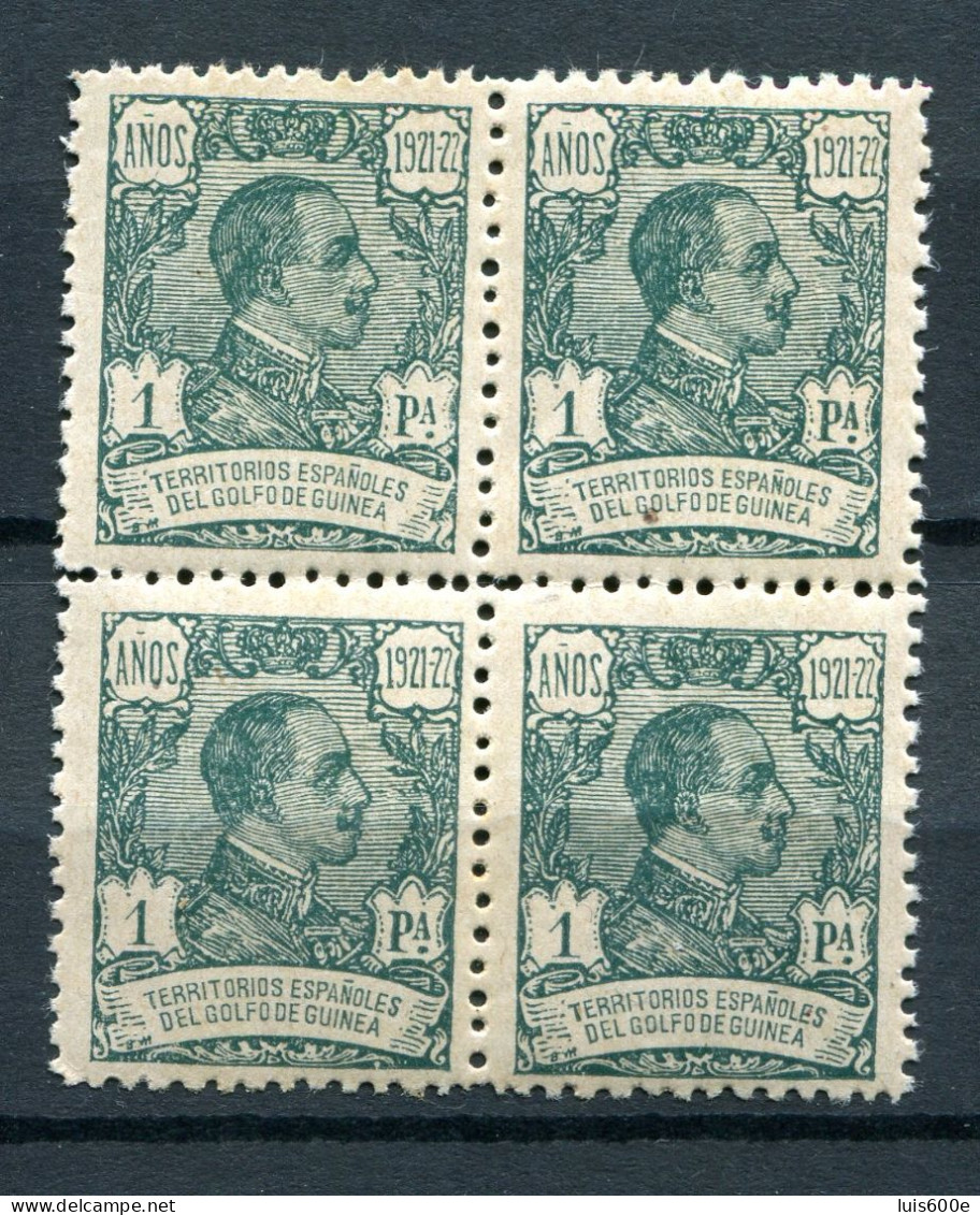 1922.GUINEA.EDIFIL 164*.NUEVO CON FIJASELLOS(MH).BLOQUE /4.CATALOGO 24€ - Guinea Española