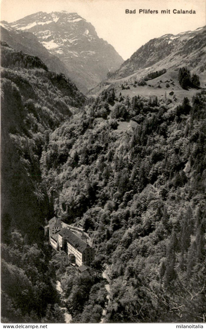 Bad Pfäfers Mit Calanda - Pfäfers