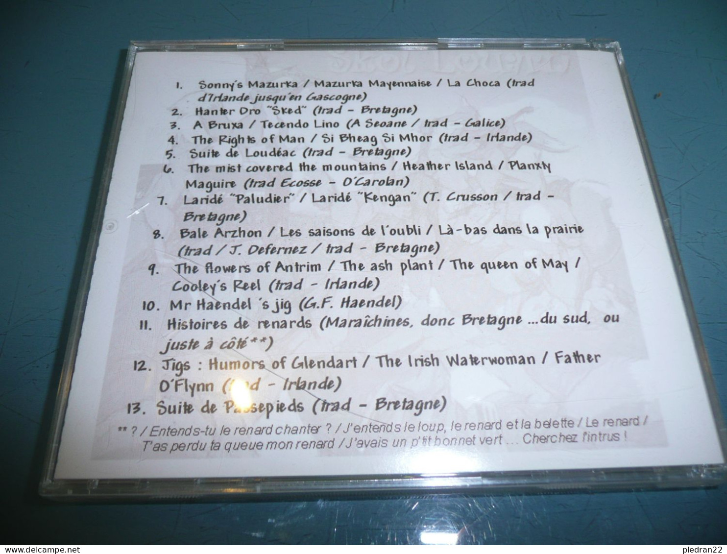 DISQUE CD SKOL LOUARN BRETAGNE IRLANDE + DIVERS - World Music