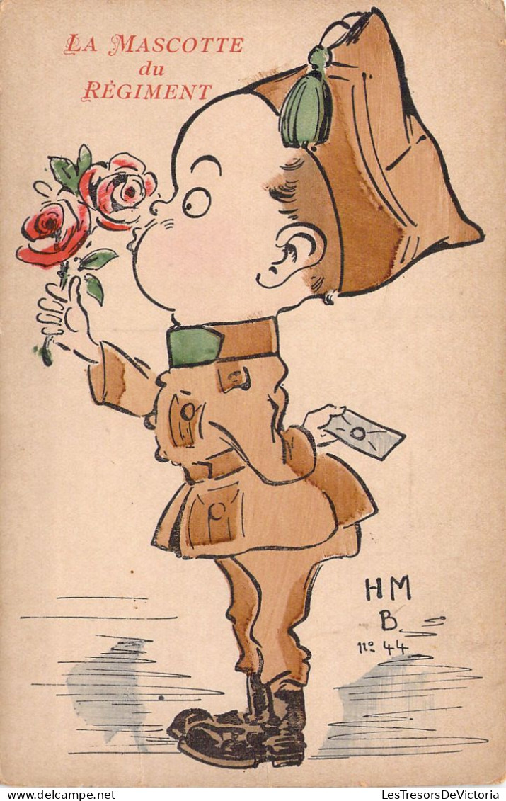 HUMOUR - La Mascotte Du Régiment - Illustrateur HMB N°44 - Carte Postale Ancienne - Humour