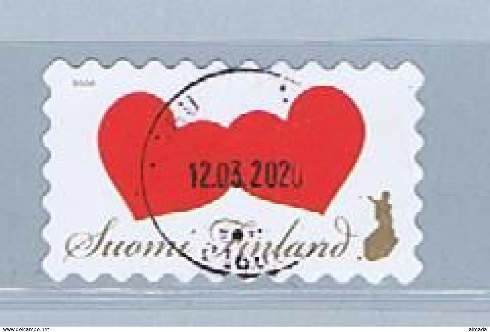 Finnland 2020: Love, Gestempelt, Used - Usati