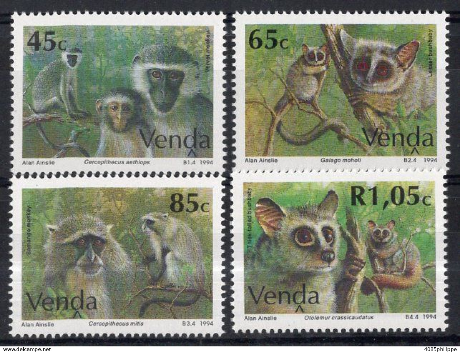 VENDA  N°269** à 272** Neufs Sans Charnières TB Cote : 6.50€ - Venda