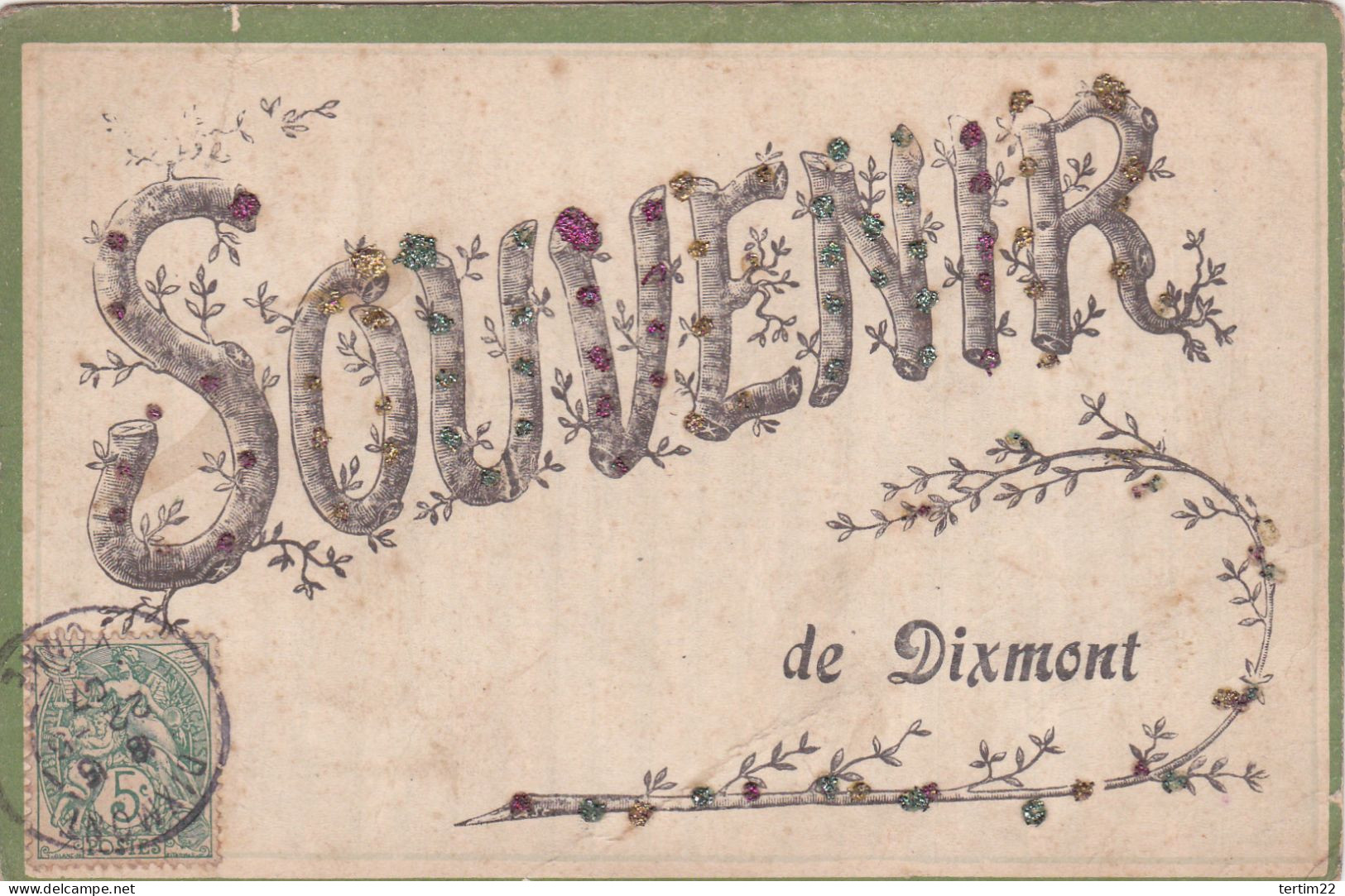 DIXMONT . 89 YONNE . SOUVENIR DE . FANTAISIE - Dixmont