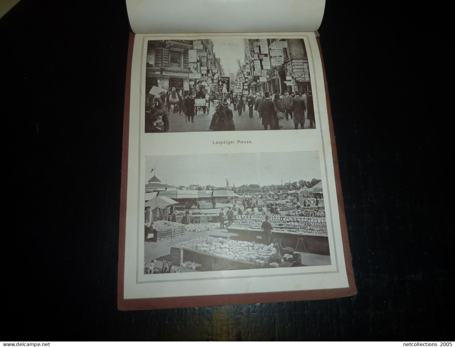 LIVRE DE PHOTOS ANCIENNES 18 vues SUR LA VILLE DE LEIPZIG - Dr TRENKLER & Co.,LEIPZIG-St  - ALLEMAGNE