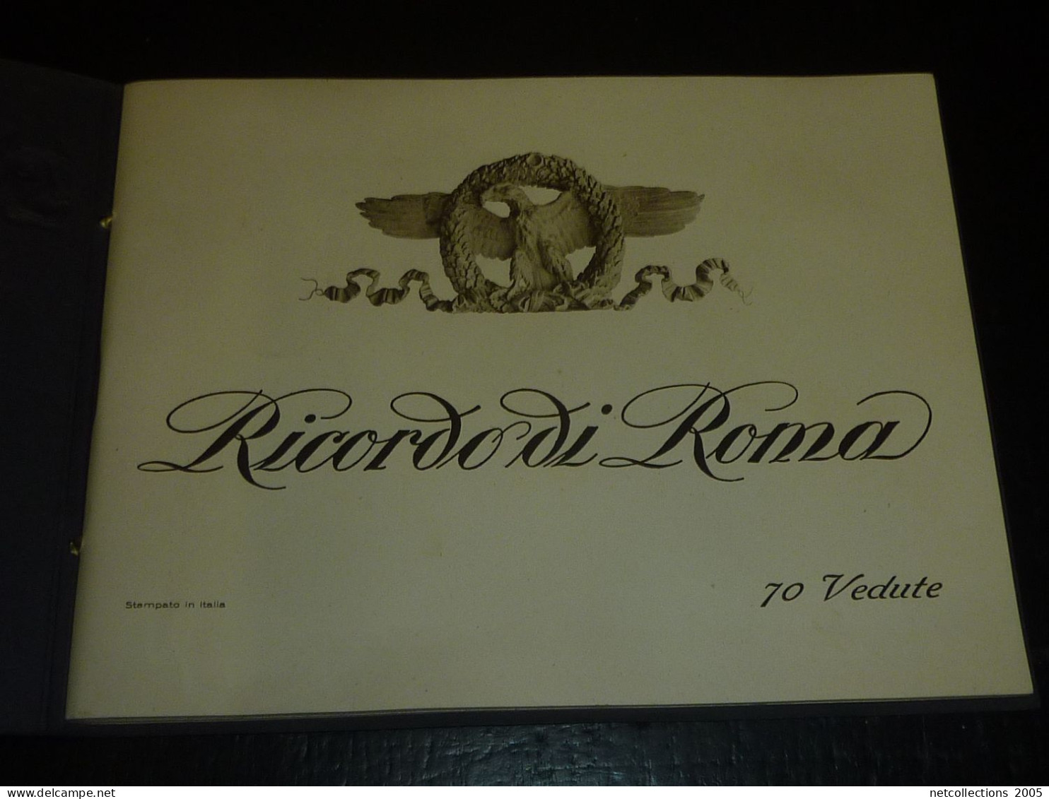 LIVRE DE 70 Vues SUR LA VILLE DE ROME " ROMA 70 VEDUTE " RICORDO DI ROMA " - ITALIE - Libri Antichi