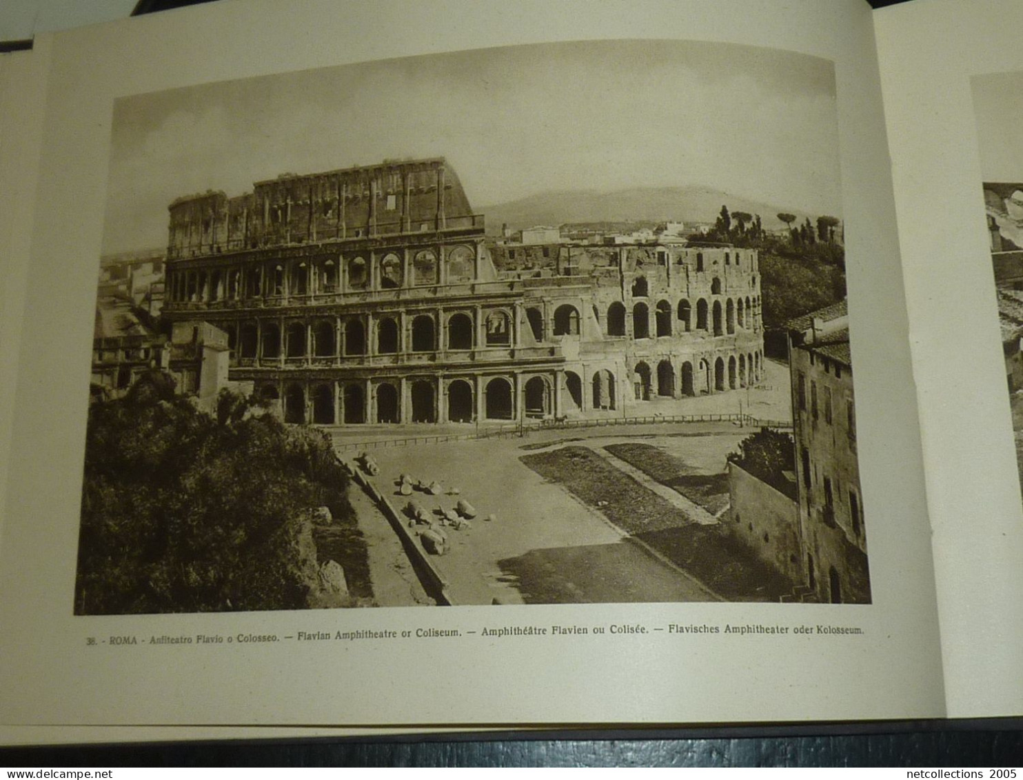 LIVRE DE 70 vues SUR LA VILLE DE ROME " ROMA 70 VEDUTE " RICORDO DI ROMA " - ITALIE