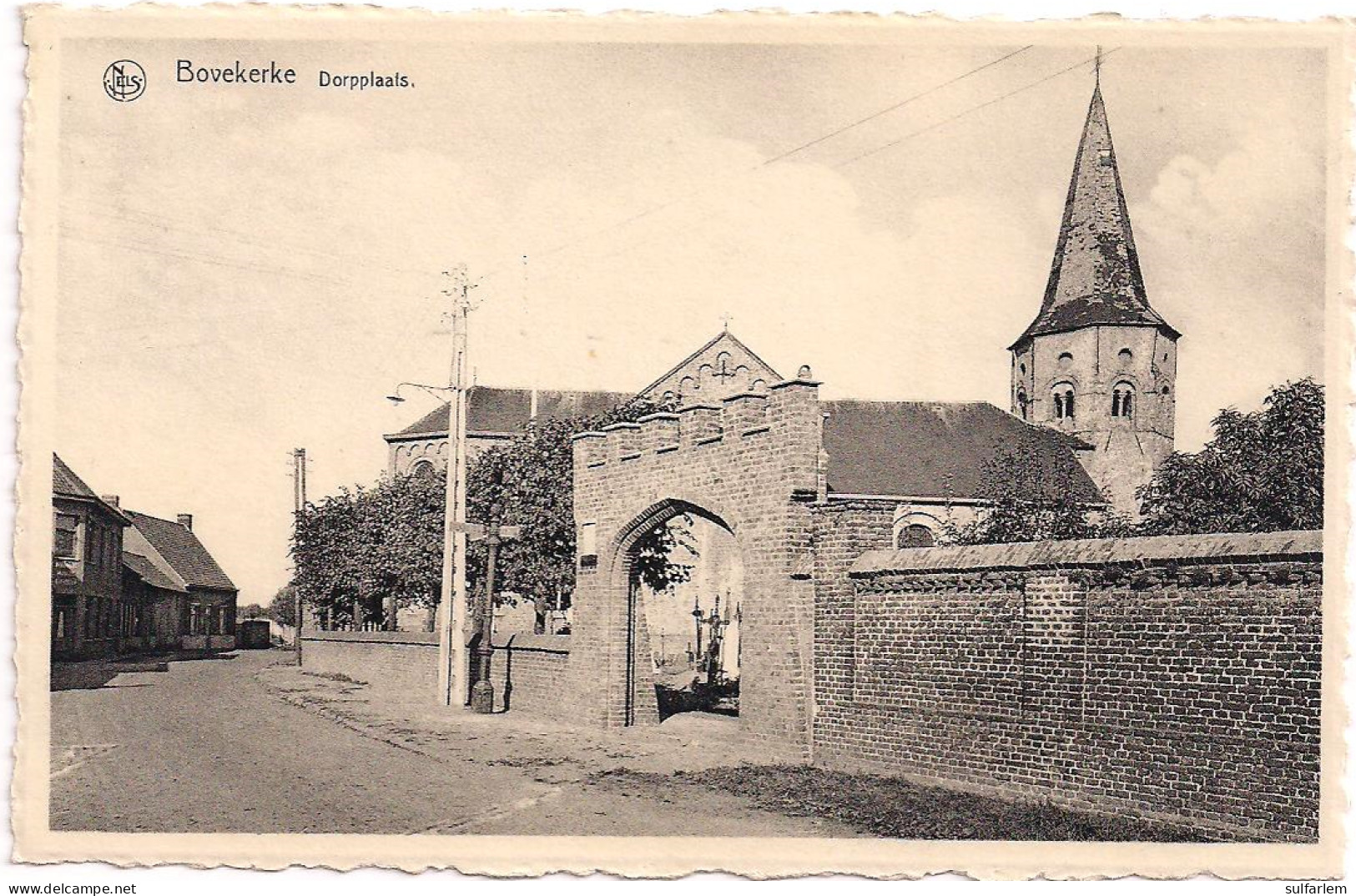 Carte Postale. BOVEKERKE (KOEKELARE). Dorpplaats. - Koekelare