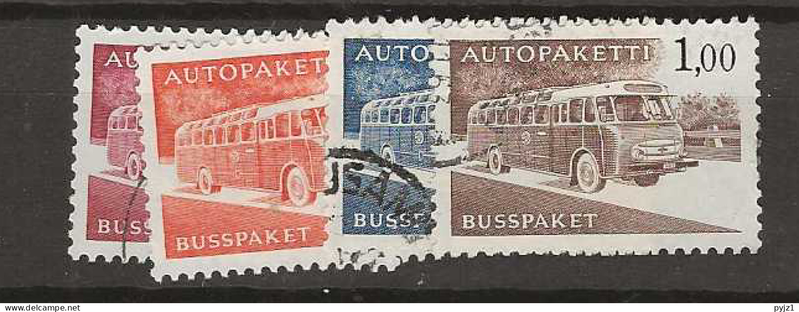 1963 USED Finland Mi 10-13x - Colis Postaux