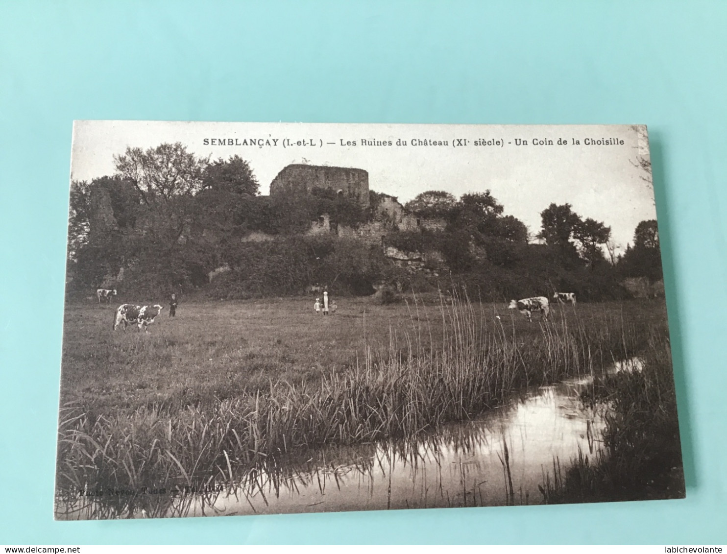 SEMBLANÇAY — Les Ruines Du Château - Un Coin De La Choisille - Semblançay