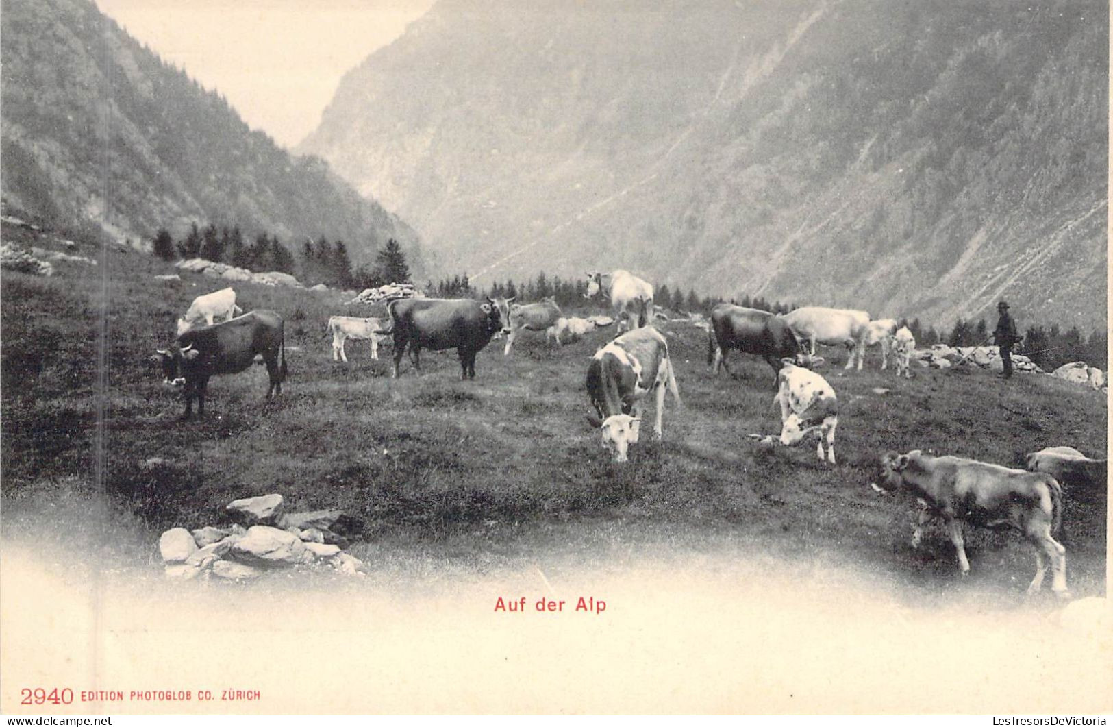 SUISSE - Auf Der Alp - Edition Photoglob - Carte Postale Ancienne - Otros & Sin Clasificación