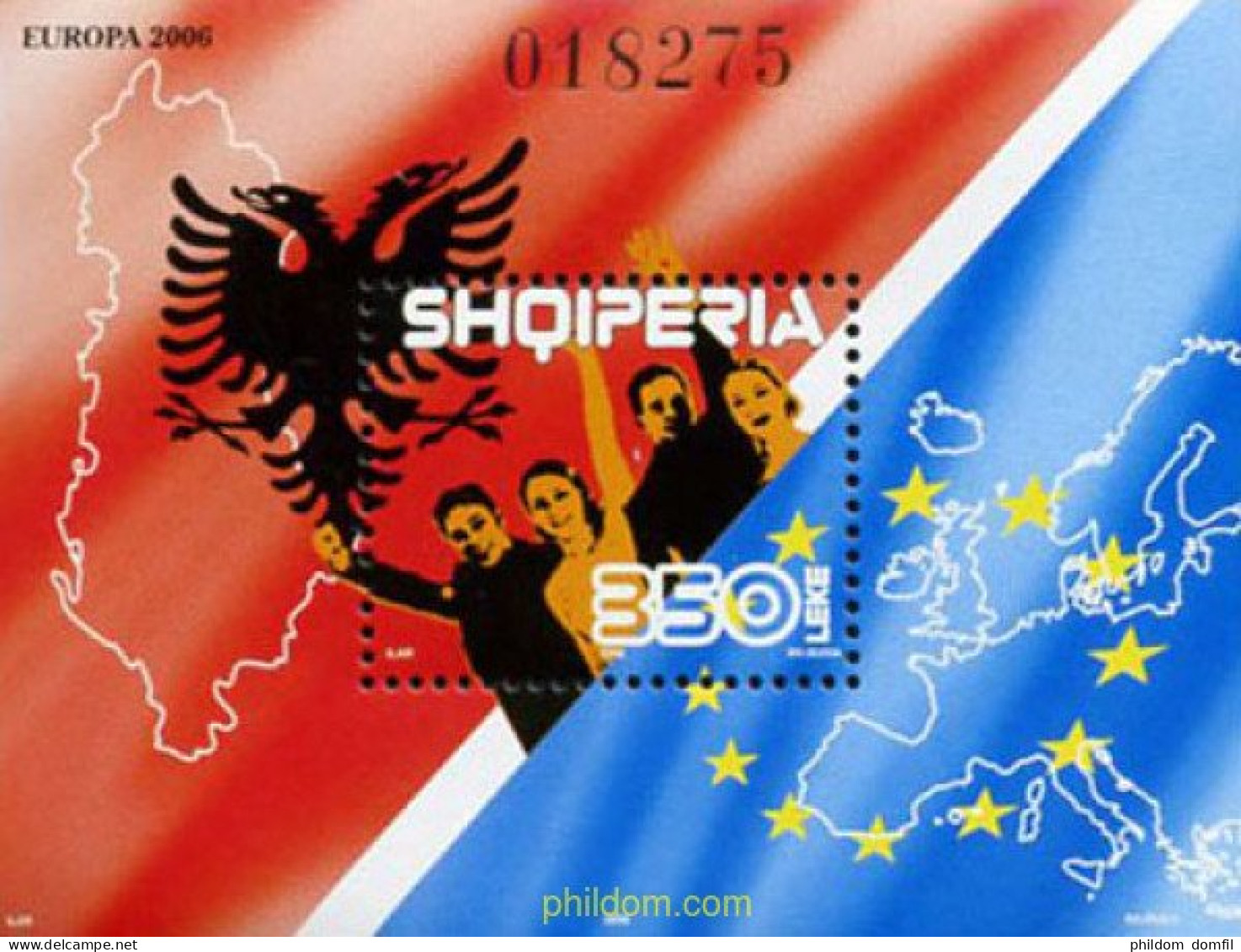 208377 MNH ALBANIA 2007 EUROPA CEPT. LA INTEGRACION DE LOS INMIGRANTES SEGUN LA VISION DE LA GENTE JOVEN - Otros & Sin Clasificación