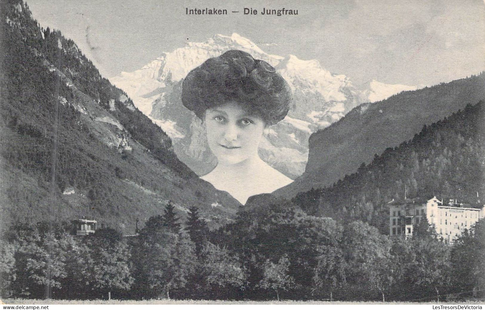 SUISSE - Interlaken - Die Jungfrau - Carte Postale Ancienne - Interlaken