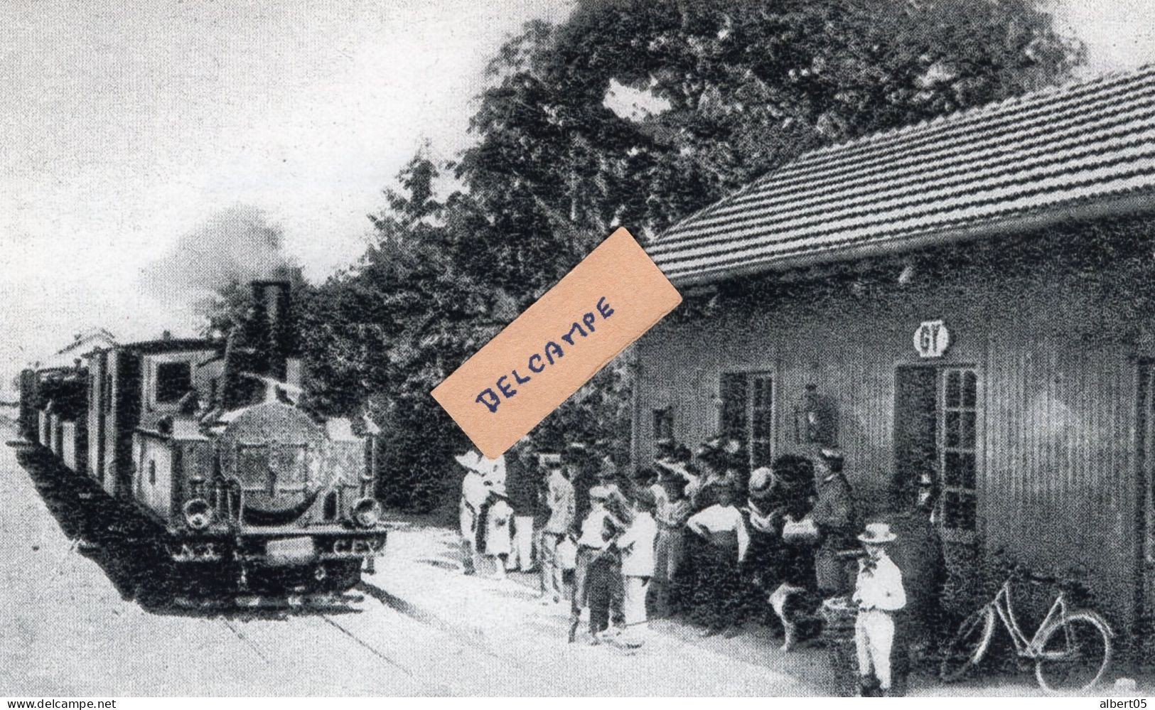 Chemins Viscinaux De Haute-Saône - Arrivée En Gare De Gy - Reproduction - Gy