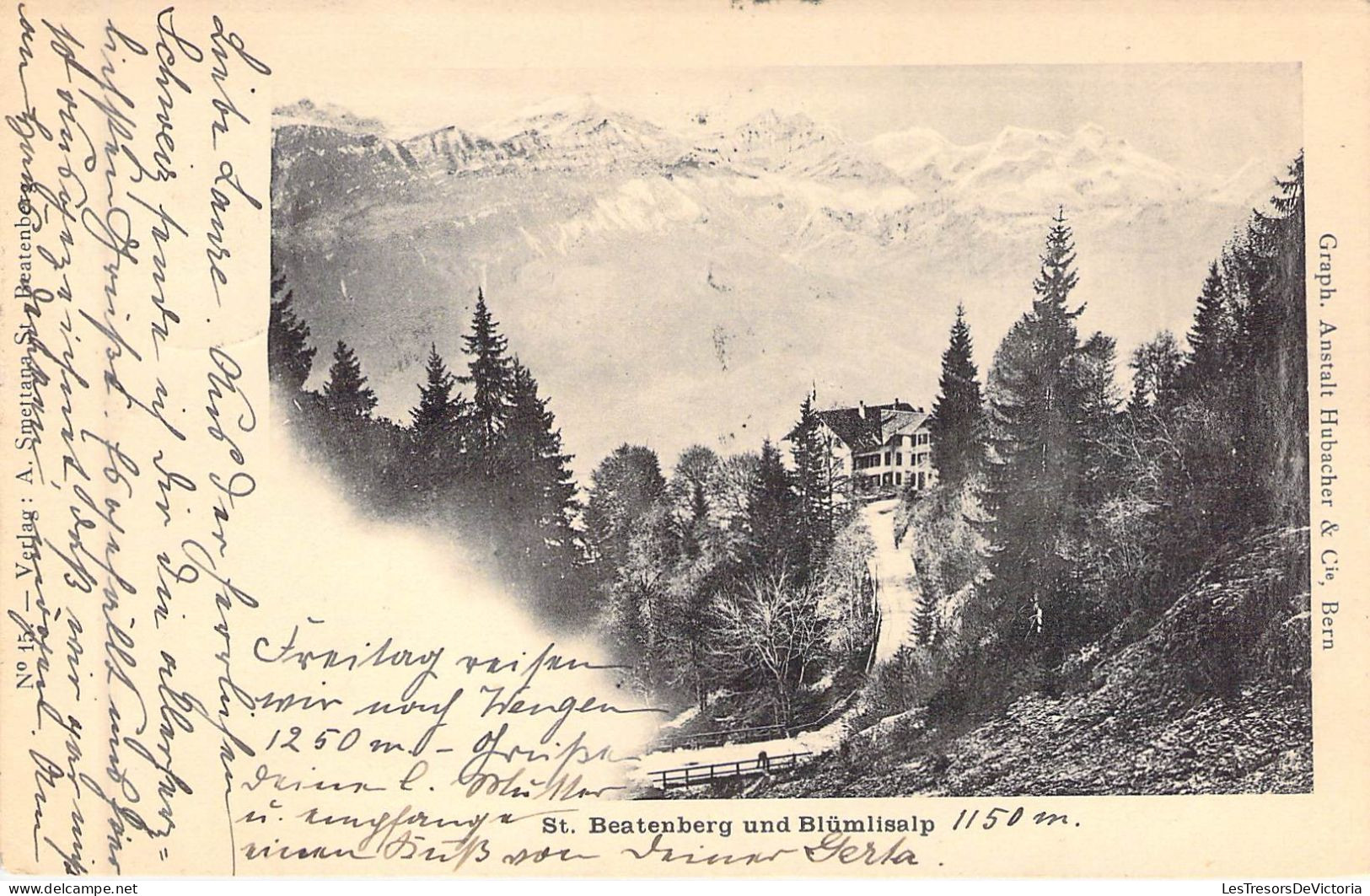 SUISSE - ST Beatenberg Und Blumlisalp - Carte Postale Ancienne - Beatenberg