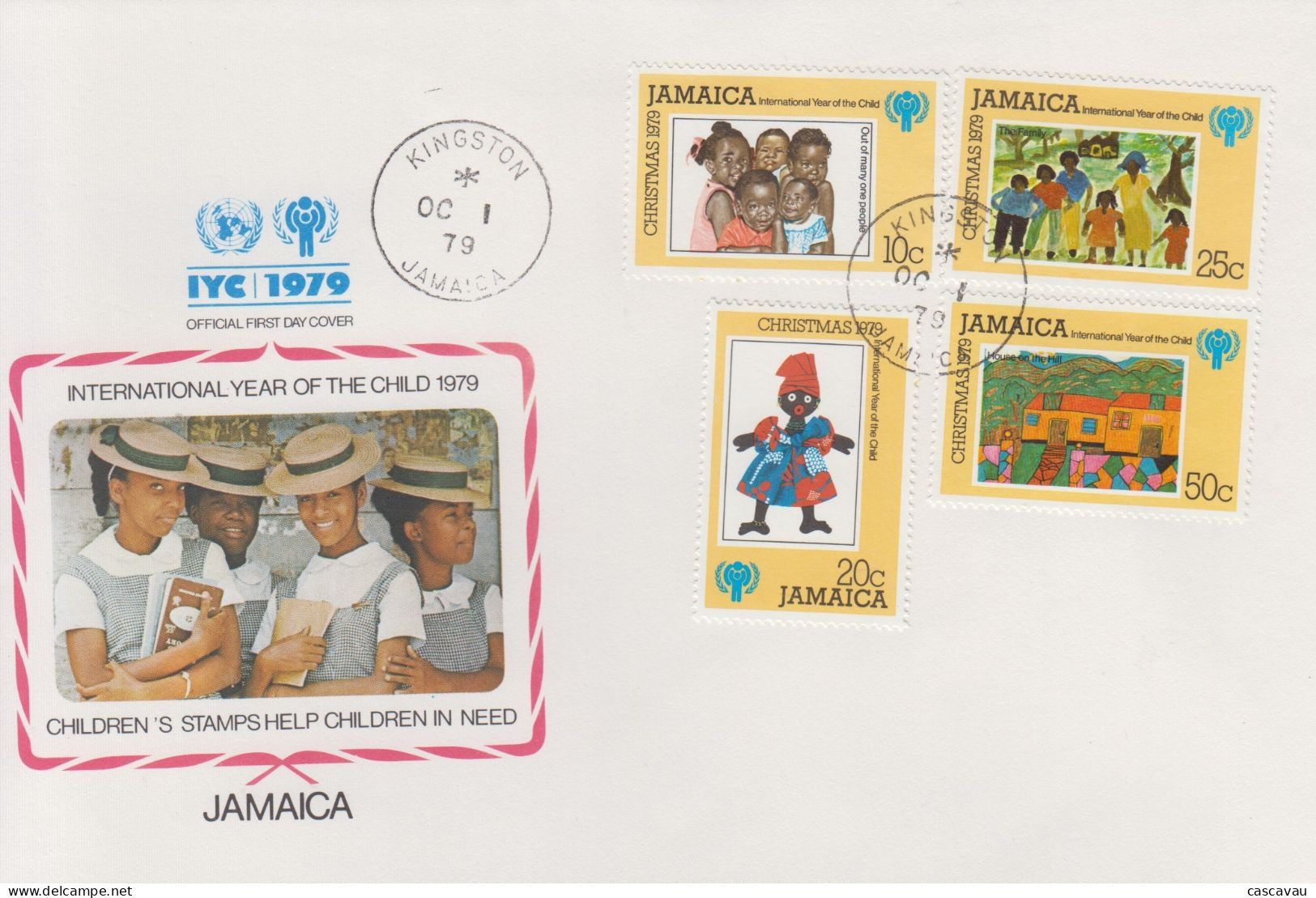 Enveloppe   FDC   1er   Jour   JAMAÏQUE    Année  Internationale  De  L' Enfant    1979 - Jamaica (1962-...)