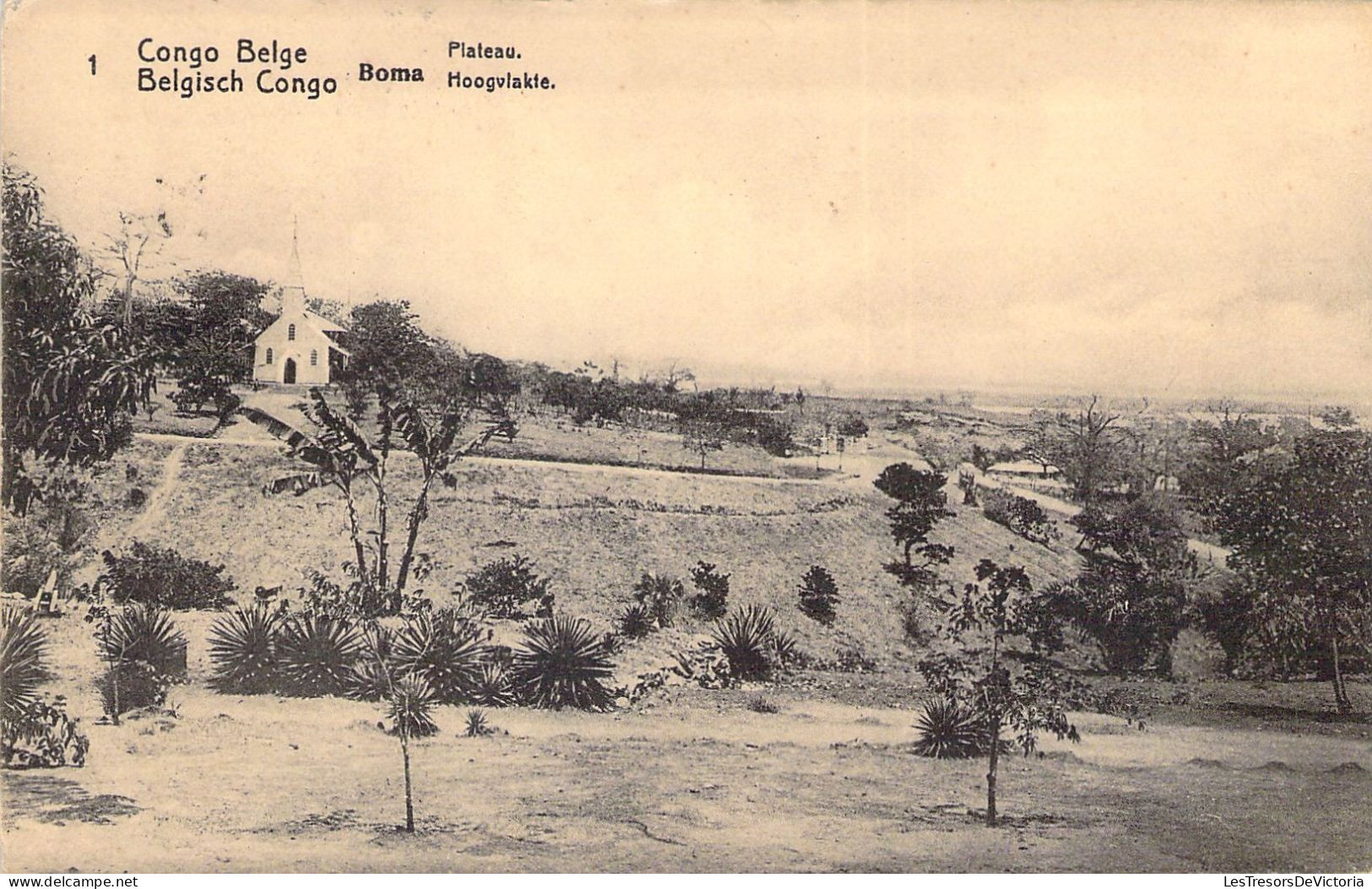 CONGO BELGE - BOMA - Plateau - Carte Postale Ancienne - Congo Belge