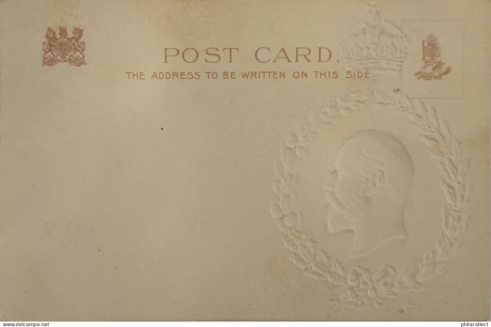 Royalty // UK // Coronation Souvenir Card (Embossed)1902 - Koninklijke Families