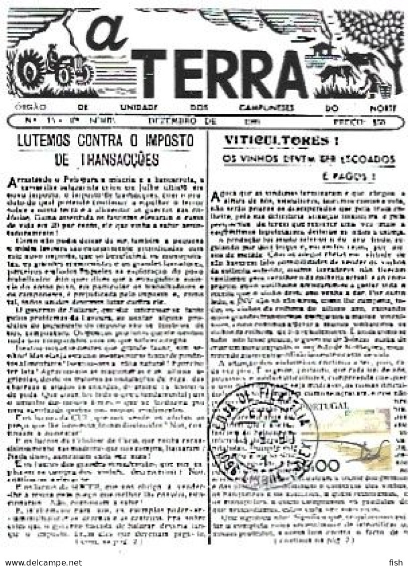 Portugal & Maximum, The Land, Unity Of The Peasants Of The North 1966, Let's Fight The Transaction Tax, Lisbon 1980 (8) - Vakbonden