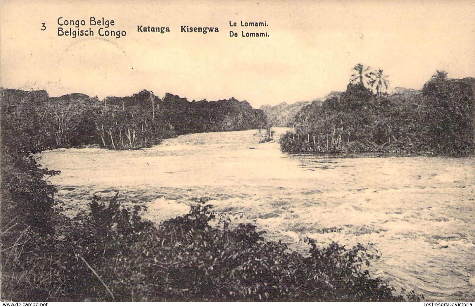 CONGO BELGE - Katanga - Kiwengwa - Le Lomami - Carte Postale Ancienne - Congo Belga