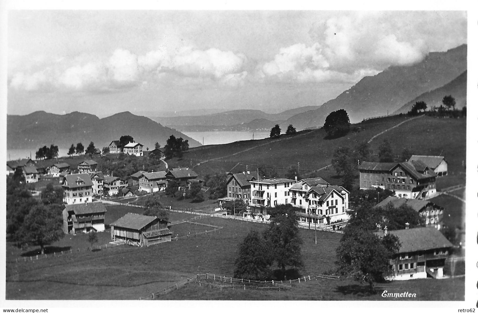 EMMETTEN ► Ein Kleines Dorf, Fotokarte Ca.1950 - Emmetten