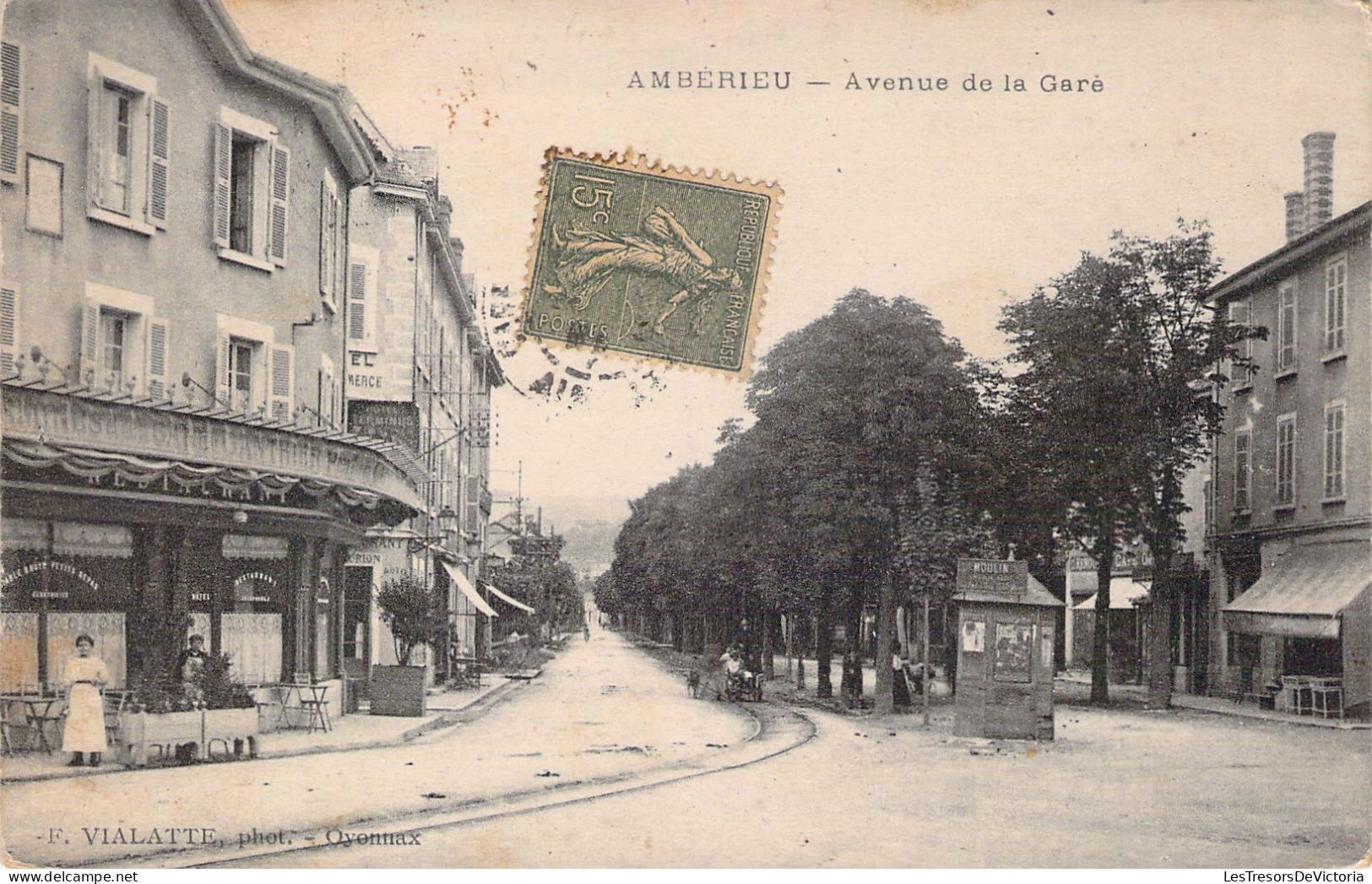 FRANCE - 01 - AMBERIEU - Avenue De La Gare - Carte Postale Ancienne - Non Classés