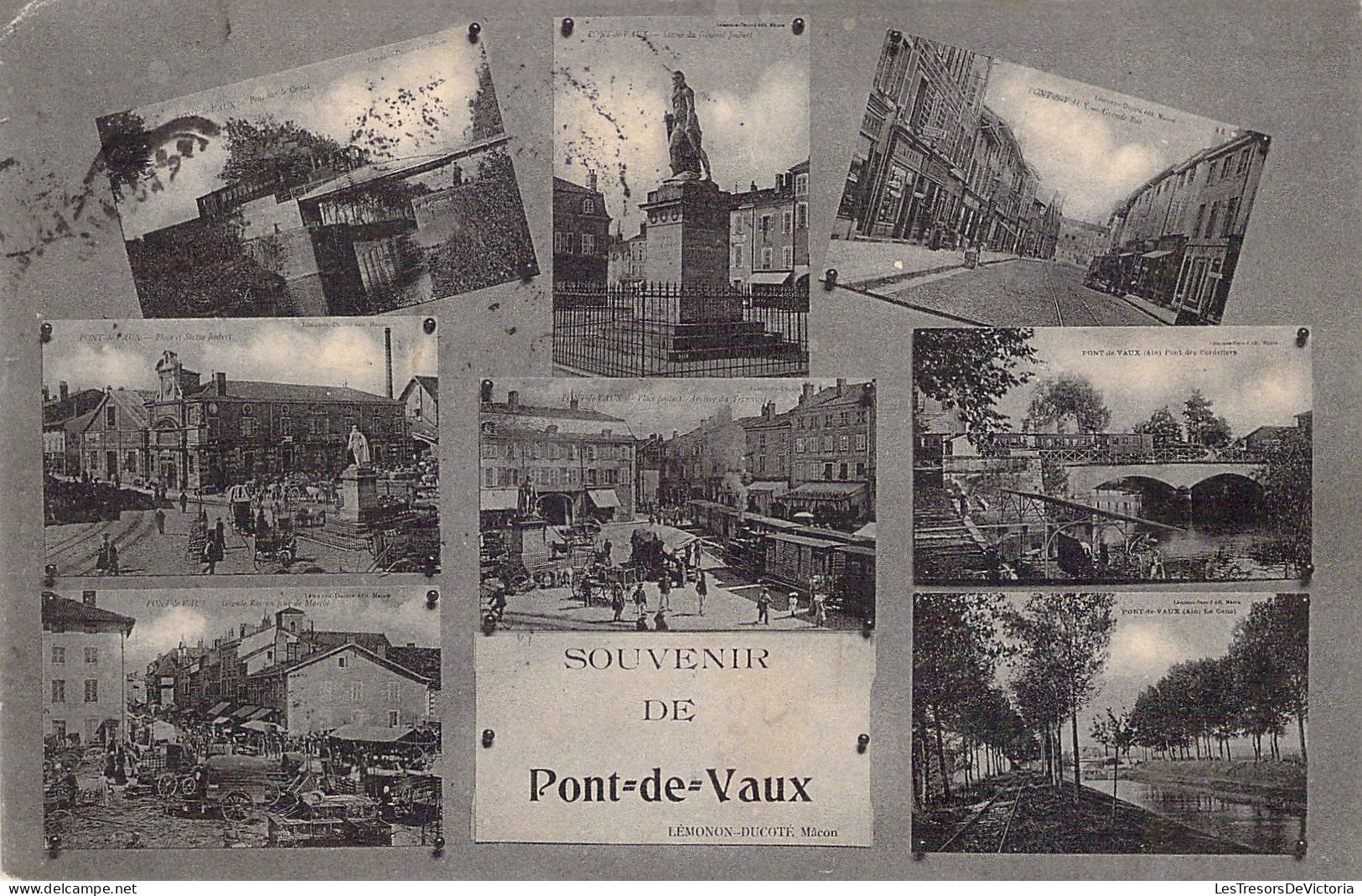 FRANCE - 01 - PONT DE VAUX - Souvenir De - Carte Postale Ancienne - Pont-de-Vaux