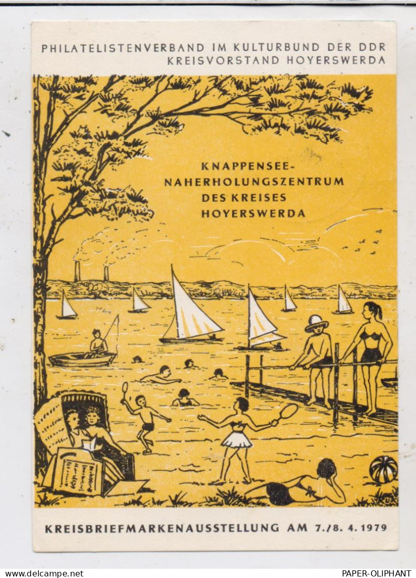 0-7750 HOYERSWERDA, Knappensee, Krisibriefmarkenausstellung 1970 - Hoyerswerda