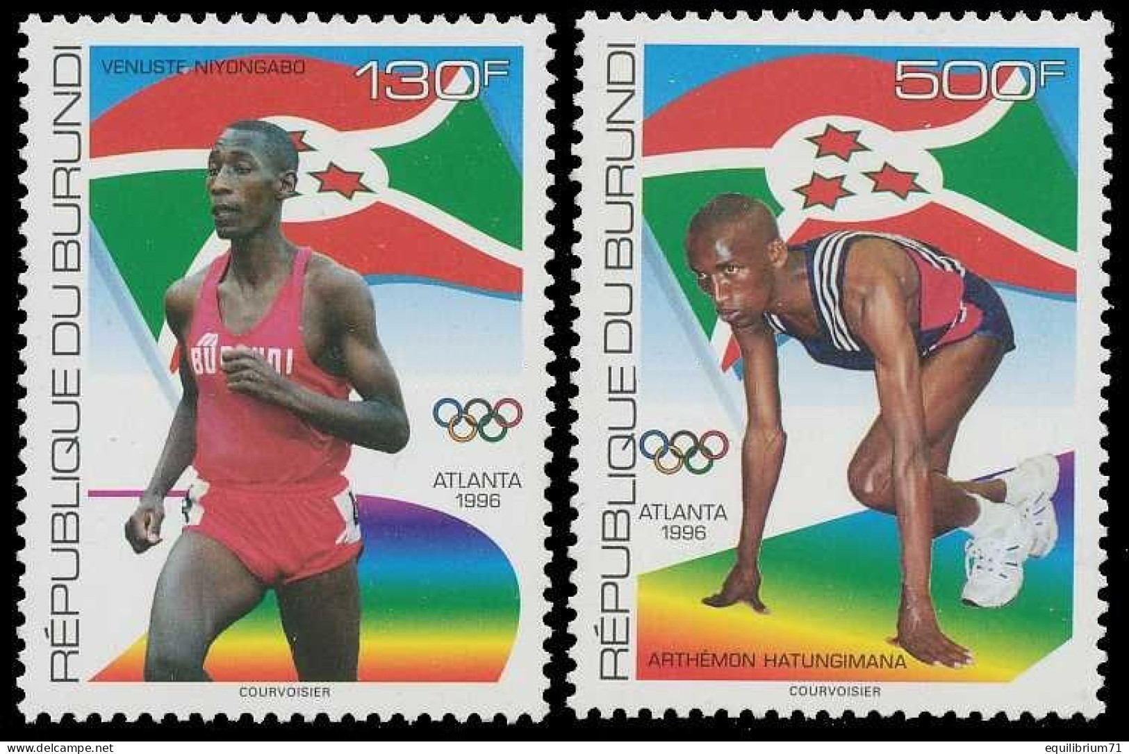 1074/1075** - Jeux Olympique D' / Olympische Spelen Te / Olympische Spiele Im / Olympic Games In - Atlanta - BURUNDI - Unused Stamps