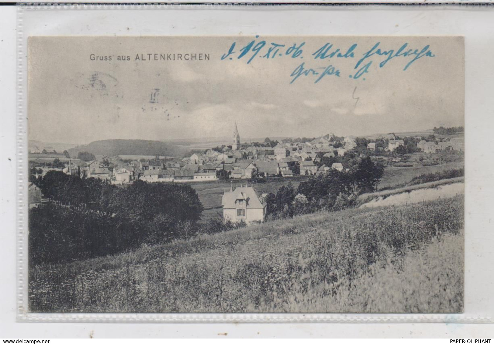 5230 ALTENKIRCHEN, Gesamtansicht 1906 - Altenkirchen