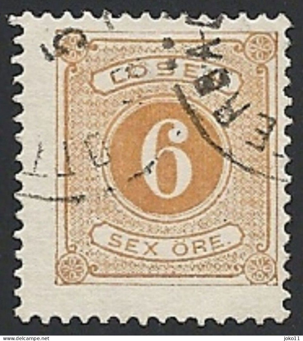 Schweden, Portomarken, 1891, Michel-Nr. 4B, Gestempelt - Impuestos