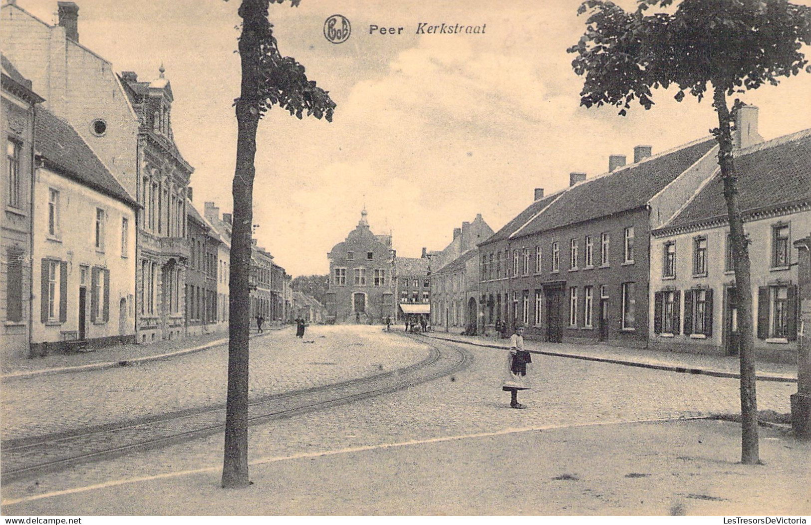 BELGIQUE - Peer - Kerkstraat - Carte Postale Ancienne - Peer