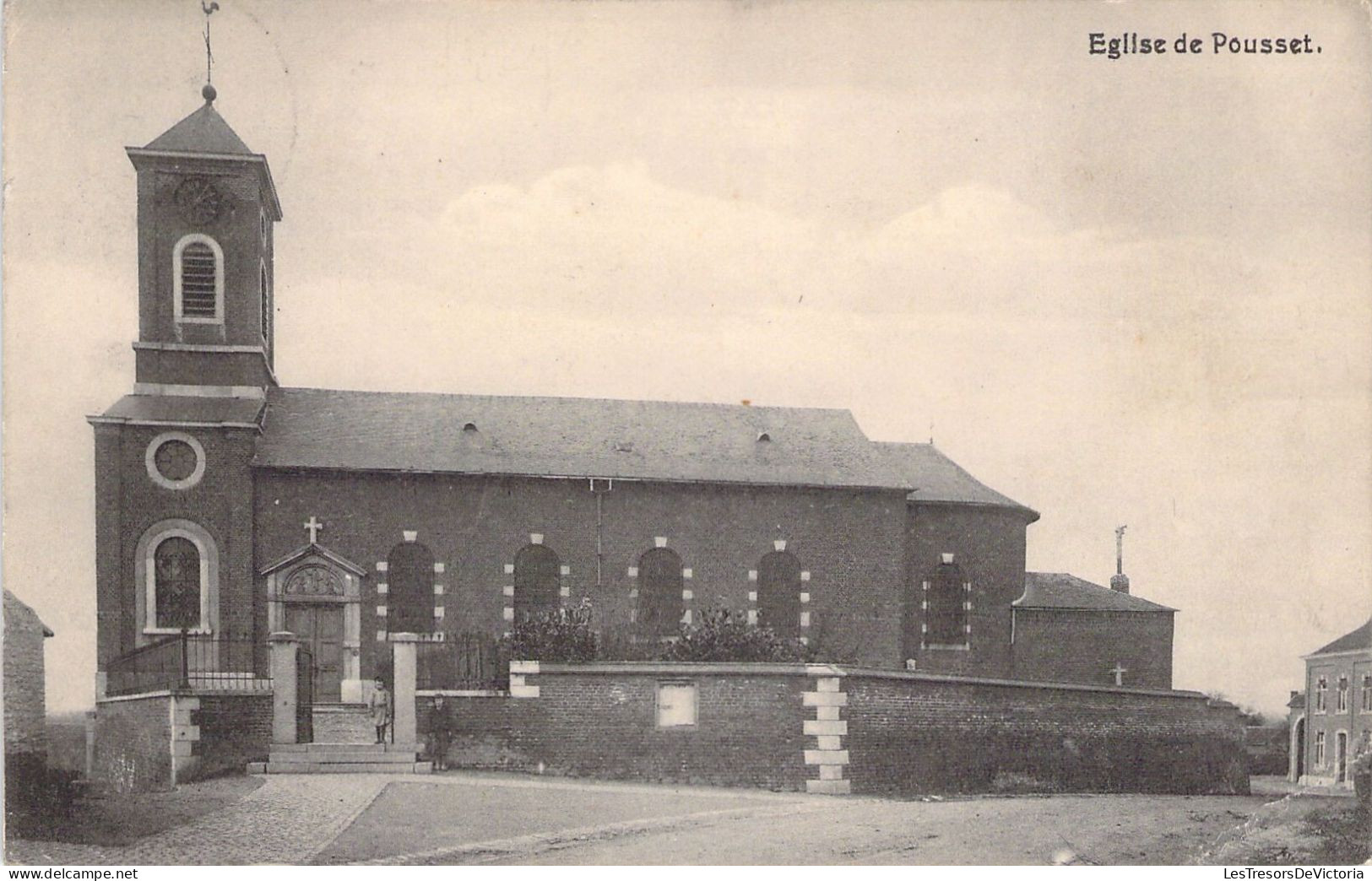 BELGIQUE - Eglise De POUSSET - Carte Postale Ancienne - Other & Unclassified