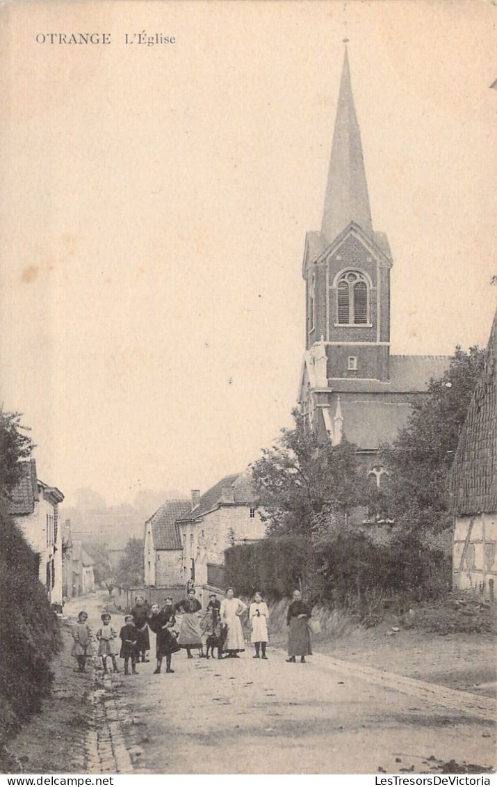 BELGIQUE - Otrange - L'église - Carte Postale Ancienne - Otros & Sin Clasificación