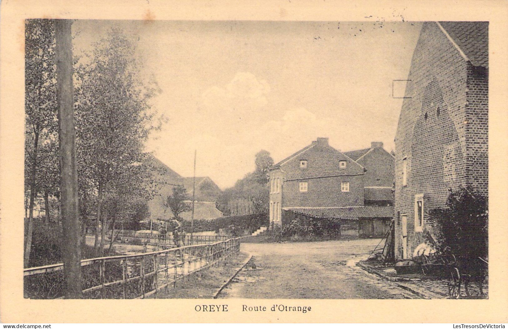 BELGIQUE - OREYE - Route D'Otrange - Carte Postale Ancienne - Other & Unclassified