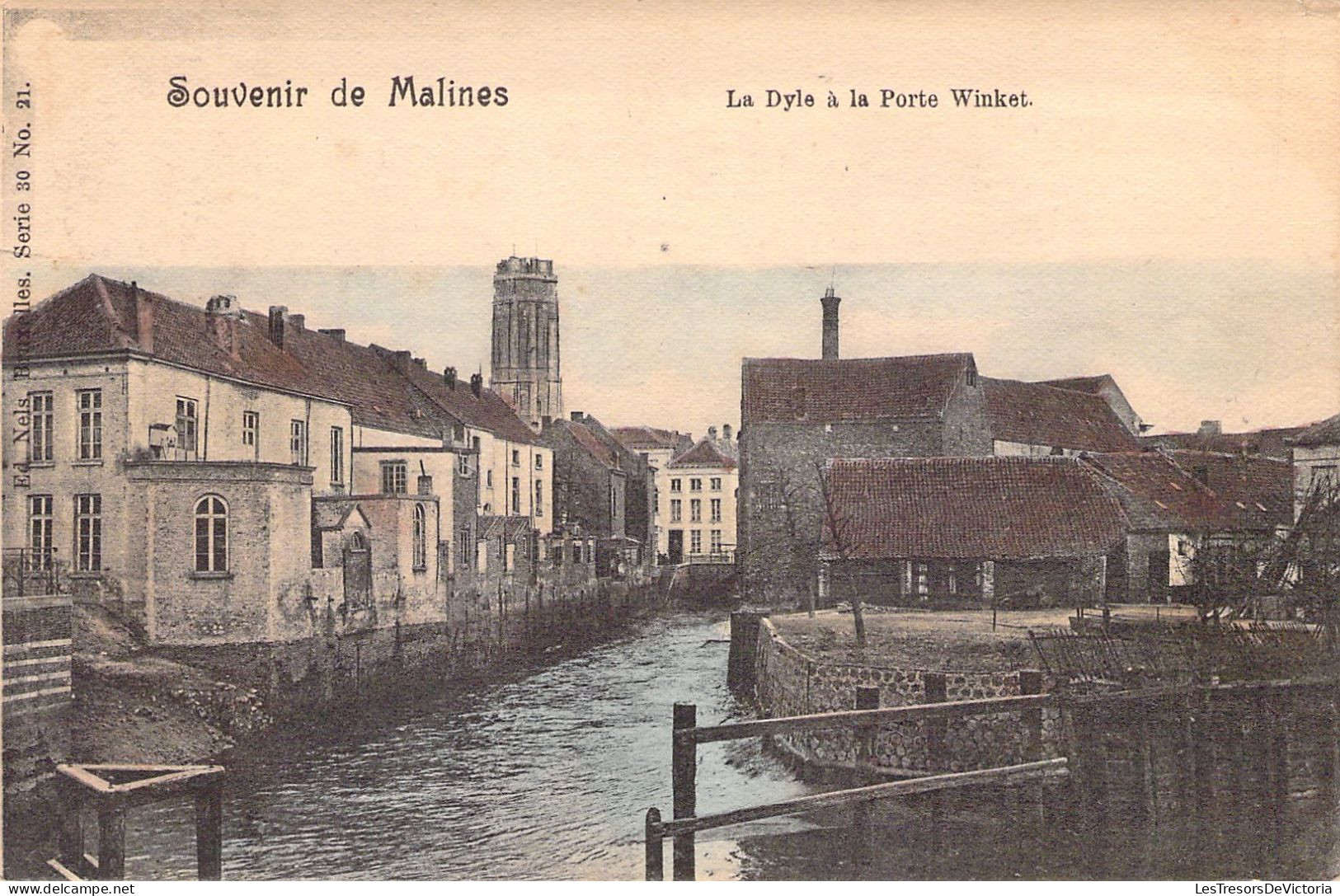 BELGIQUE - Souvenir De Malines - La Dyle à La Porte Winket - Edit Nels - Carte Postale Ancienne - Other & Unclassified
