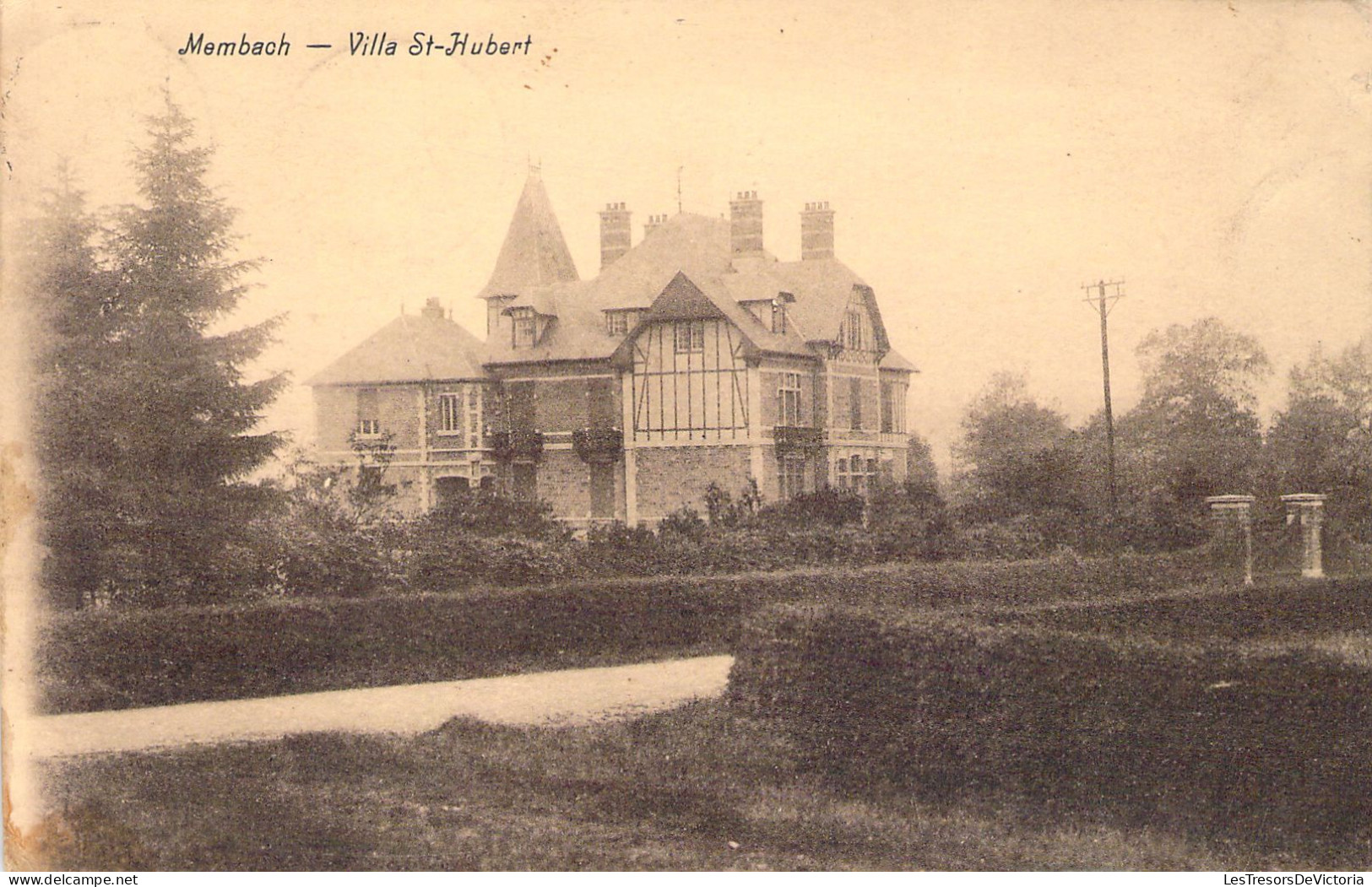 BELGIQUE - MEMBACH - Villa St Hubert - Edit F Klinkenberg - Carte Postale Ancienne - Other & Unclassified