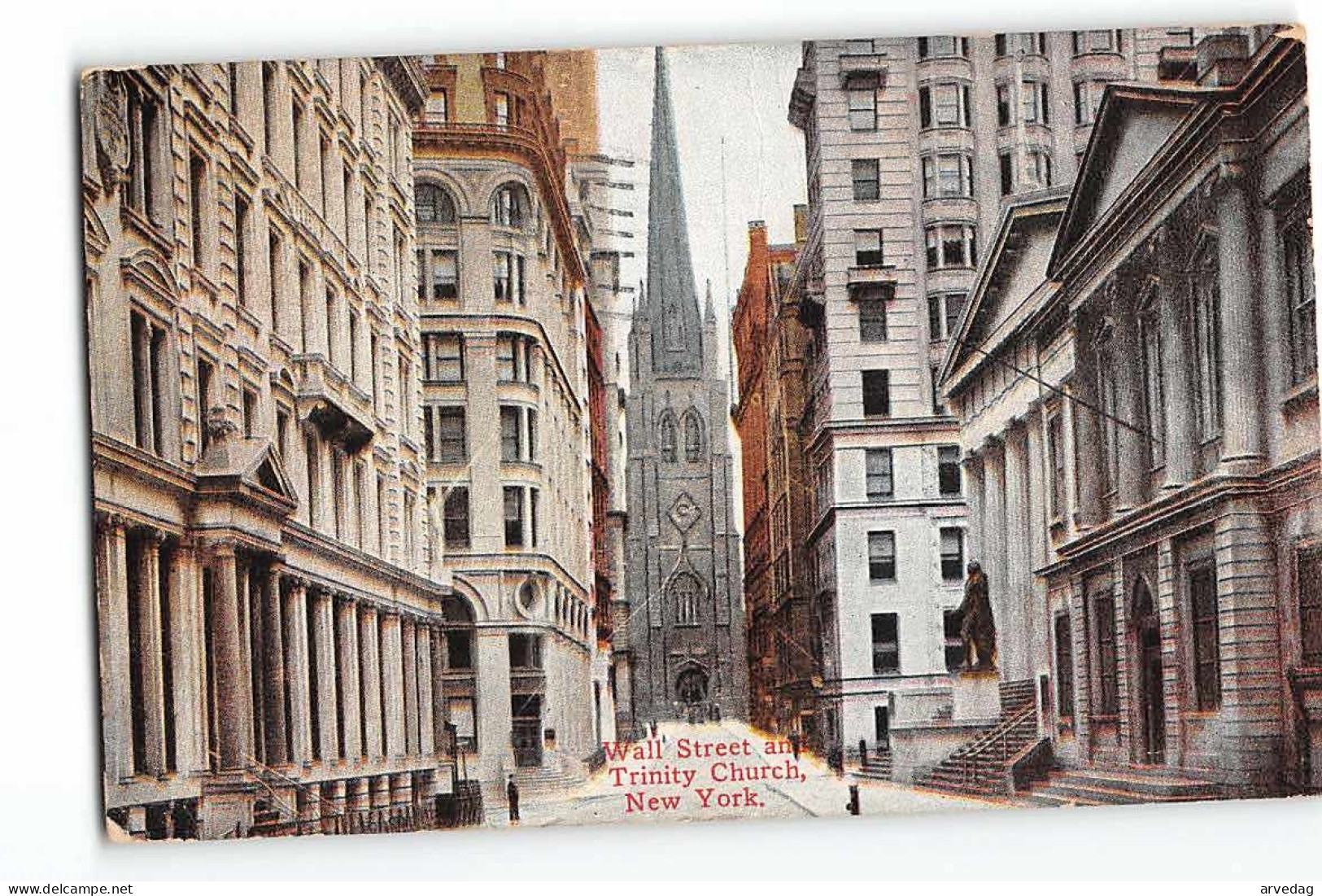 16591 WALL STREET AND TRINITY CHURCH NEW YORK - Wall Street